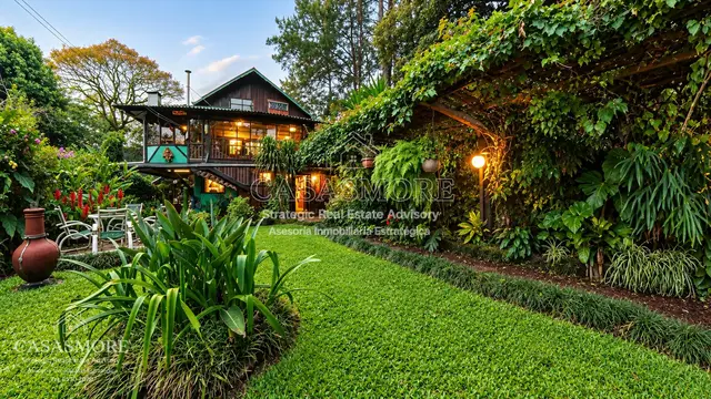 HOUSE + INDEPENDENT APARTMENT FOR SALE | SWISS CHALET-STYLE ARCHITECTURE | 423 SQ. M. LOT | HEART OF LOS ÁNGELES, SAN RAFAEL DE HEREDIA