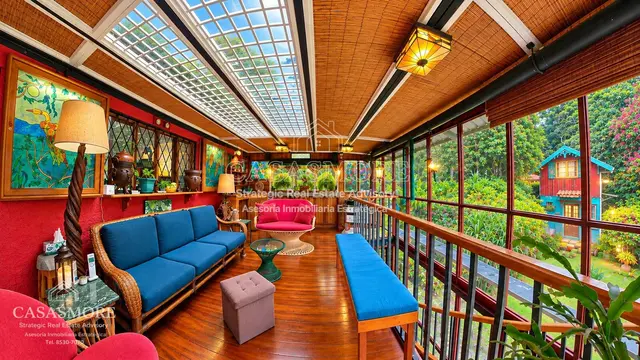 HOUSE + INDEPENDENT APARTMENT FOR SALE | SWISS CHALET-STYLE ARCHITECTURE | 423 SQ. M. LOT | HEART OF LOS ÁNGELES, SAN RAFAEL DE HEREDIA